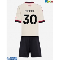 Liverpool Jeremie Frimpong #30 Gostujuci Dres za djecu 2025-26 Kratak Rukav (+ Kratke hlače)
